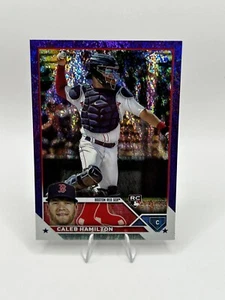2023 Topps Update Caleb Hamilton Purple Foilboard RC /799 Boston Red Sox SP - Picture 1 of 2
