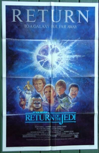 Star Wars•Return of the Jedi 1985•Reissue•US One Sheet 27x41 New Folded - Picture 1 of 3