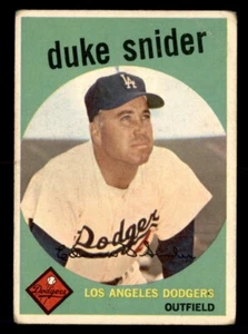 1959 Topps #20 Duke Snider VG - Picture 1 of 2