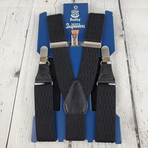 Wembley erstklassige Herren Hosenträger schwarz passt Größen S - XL - neu mit Etikett - Bild 1 von 4