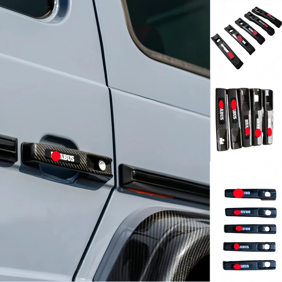 for Mercedes Benz G class CARBON door HANDLE COVER TRIM for G500 G63 W463 W464 - Image 1 of 4