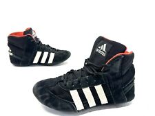 1990s Rare Vintage Adidas Black Red Wrestling Shoes size 6 Hype beast Protege
