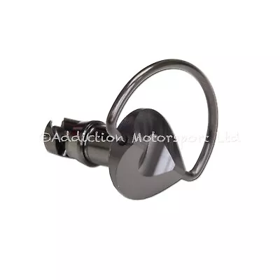 ADDICTION MOTORSPORT Sujetador de carenado DZUS de titanio negro de 17 mm de liberación rápida para Ducati 748