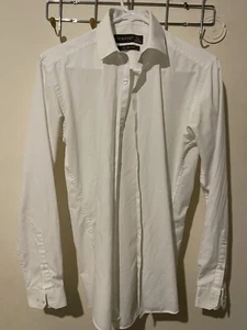 Shirt Slim Fit Mens Size 14.5" 37cm White Smart Occasion - Picture 1 of 3