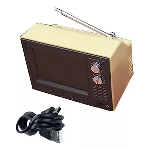 1:12 Miniature Doll Furniture Retro TV Player Television 8GB Mini Toy For Kid - Picture 1 of 6