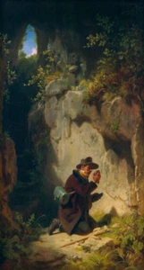 perfect 24x48 oil painting handpainted on canvas"Geologist "@N9168 - Picture 1 of 1