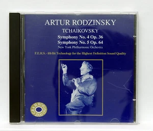 ARTUR RODZINKSY - TCHAIKOVSKY symphonies nos.4 & 5 - GRAMMOFONO CD NM - Picture 1 of 2