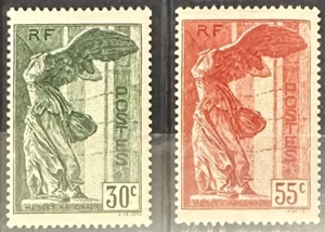 N°354 et 355 - VICTOIRE DE SAMOTHRACE - Paire neuve premier choix (1937) - Picture 1 of 1