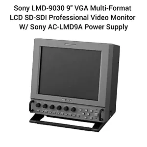 Sony LMD-9030 9"VGA Multi-Format LCDSD-SDI W/ AC-LMD9A Power Supply - Picture 1 of 9