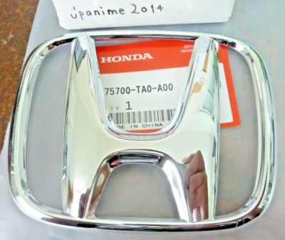 # 2008-2015 Honda Accord Front Emblem 75700-TA0-A00 Grille Logo * Foto 1 de 3