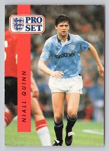 1990 Pro Set English League Niall Quinn #136 Manchester City