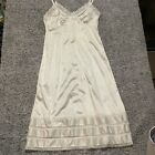 White Adonna Ladies Sleeveless Nightgown Slip Dress Size 36 ??Qt