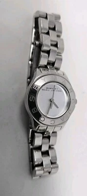 Marc By Marc Jacobs Womens Blade Mini Silver Stainless Watch MBM3130 WORKS - Image 1 of 4