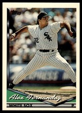 1994 Topps #599 Alex Fernandez Chicago White Sox