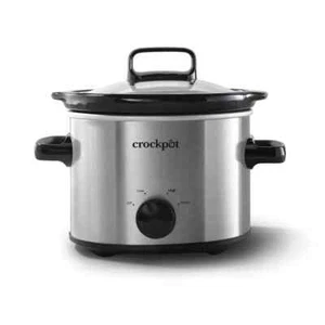 Manual Slow Cooker - Stainless Steel: 3 Settings,, Dishwasher-Safe Parts - Picture 1 of 4