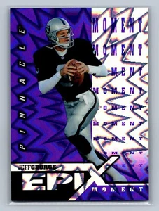 JEFF GEORGE 1997 Pinnacle Certified Epix Moments PURPLE #E5 Los Angeles Raiders - Picture 1 of 2