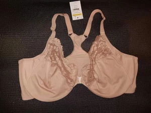 Delimira BH mit Frontverschluss Größe US 44DD Blush Beige Racertback Neu - Bild 1 von 4