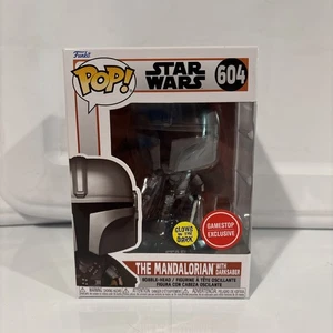 Funko Pop! Vinyl: Star Wars - The Mandalorian with Darksaber - GameStop... - Picture 1 of 6