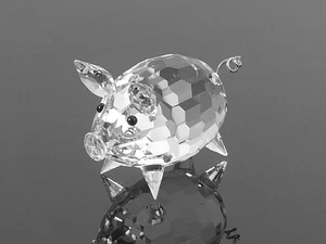 SWAROVSKI SCHWEIN V2 (7638-050-000) MITTLERE KRISTALLFIGUR MIT BOX - Bild 1 von 6