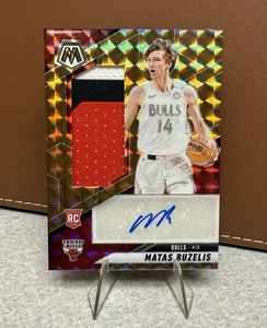 Matas Buzelis 2024-25 Panini Mosaic - Rookie Patch Auto Bronze /75 (RC) #RJA-BUZ - Picture 1 of 3
