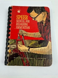 1964 Speer Handbuch Buch zum Nachladen von Munition Gewehr Pistole Flinte Nummer 6 - Bild 1 von 8