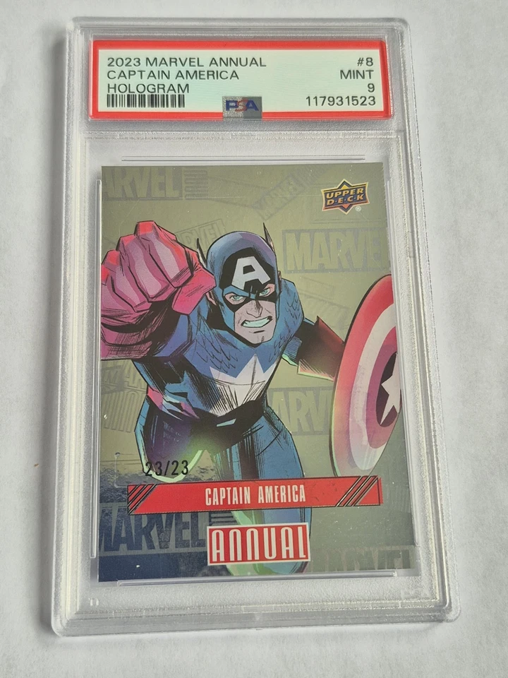 2023 Marvel Annual Captain America Hologram PSA 9 / 23 - Image 1 of 1
