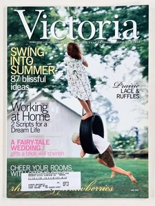 2002 Jun VICTORIA MAGAZINE Prairie Lace & Ruffles WORKING AT HOME citrus colors - Picture 1 of 5