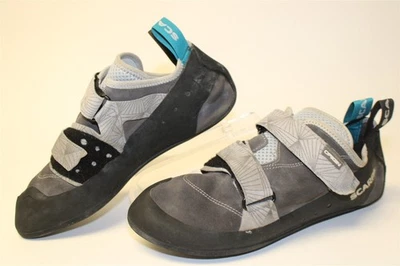 Zapatos de Escalada Scarpa Origin Para Hombres Talla 11 44.5 Hechos en Italia Gris Gamuza Correa en Roca Foto 1 de 4