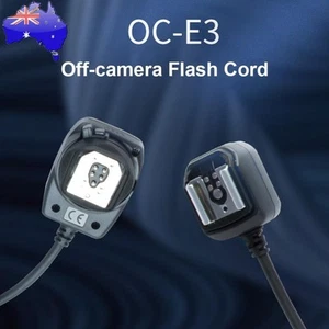 OC-E3 Camera Extension Cord Off-Camera Flash Sync for Canon Nikon Flashlight - Picture 1 of 8