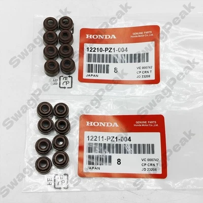 16PCS Genuine OEM NOK Honda ACURA Valve Stem Seal Set Kit B16 B18 D16 K20 K24  - Image 1 of 4