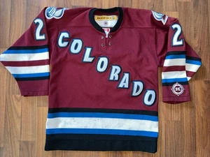 Peter Forsberg. Colorado Avalanche. VTG. KOHO. Jersey. YOUTH. Size. S/M - Picture 1 of 10