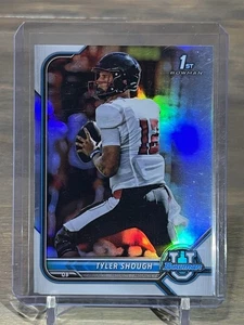 Bowman University 2021 cromo 1st Tyler Shough Holo refractor #30 Saints novato - Imagen 1 de 2