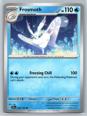 Frosmoth #046/162 SV05: Temporal Forces Common - Pokemon Cards D74 - Image 1 of 2
