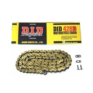 DID 428x128 Drive Chain Gold/Black for Yamaha XT 350 85-95 - Picture 1 of 3