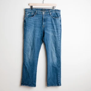 Pantalones de mezclilla Lucky Brand para hombre 36X30 azul 363 rectos clásicos lavado medio - Imagen 1 de 14