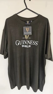 Guinness Dublin T-Shirt Short Sleeve XL Relaxed Fit Green With Tags - Picture 1 of 10