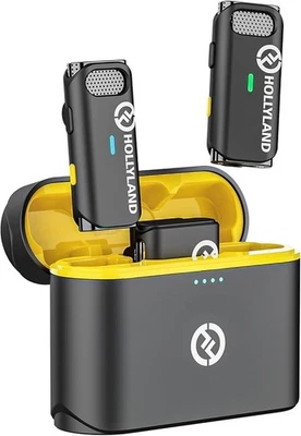 Hollyland Lark M1 Digital Wireless  Microphone with Noise Cancellation,2.4GHz - Image 1 of 4