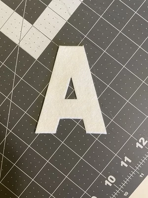 2025-26 New York Rangers Centennial blue jersey alternate captain A patch 3.5" - Image 1 of 3