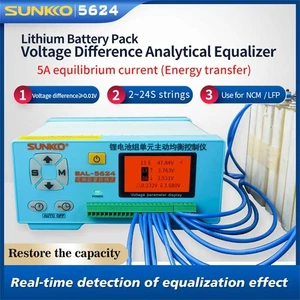 SUNKKO 2S - 24S 5A Li-Battery Pack Capacity Repair Active Equalizer Balancer SDE - Picture 1 of 12