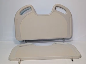 Lot of 2: medical hospital bed beige head board foot board 20"x33" grip corners - Picture 1 of 5