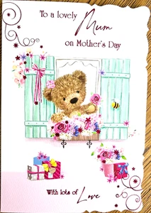 Muttertagskarte schöne Mama viel Liebe Muttertag (#M6007-2) - Bild 1 von 3