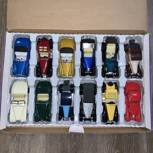 SunnySide Die Cast Metal Antique Classic 3 Car Set SS307-12D With Box - Picture 1 of 13
