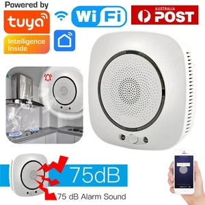 Smart Gas Leak Detector Combustible Methane Sound Alarm Sensor Tuya WiFi APP AU - Picture 1 of 17