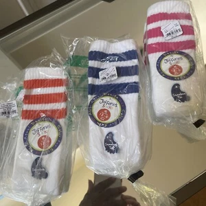 Jefferies Socks Boys Girls Stripe Vintage School Knee High Tall Tube Socks 3 PK - Picture 1 of 5