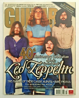 Guitar World Magazine March 2009 Led Zeppelin 40th Anniversary with Tabs Foto 1 de 2
