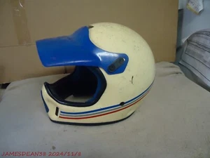 Vintage Polaris Snowmobile/Motocross Helmet ATV MEDIUM FULL FACE - Picture 1 of 6