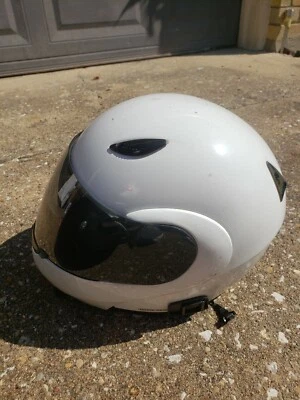 Casco de Motocicleta HJC CL-MAX Modelo HJ-07 Visera Cara Completa Talla M Blanco LEER 1ª Foto 1 de 4