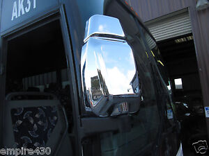 Chrome Mirror Covers  for '97-'13 Van Hool T2100 Buses/Coaches T Series