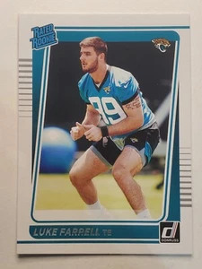 2021 Donruss #307 Luke Farrell RR RC!!! ~ Jacksonville Jaguars RATED ROOKIE - Picture 1 of 2