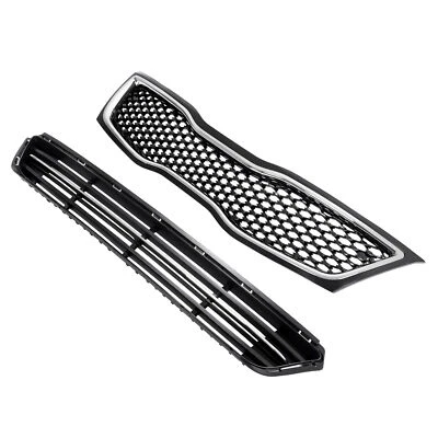 Parachoques delantero superior e inferior cromado para Kia Optima 2014-2015 Foto 1 de 4